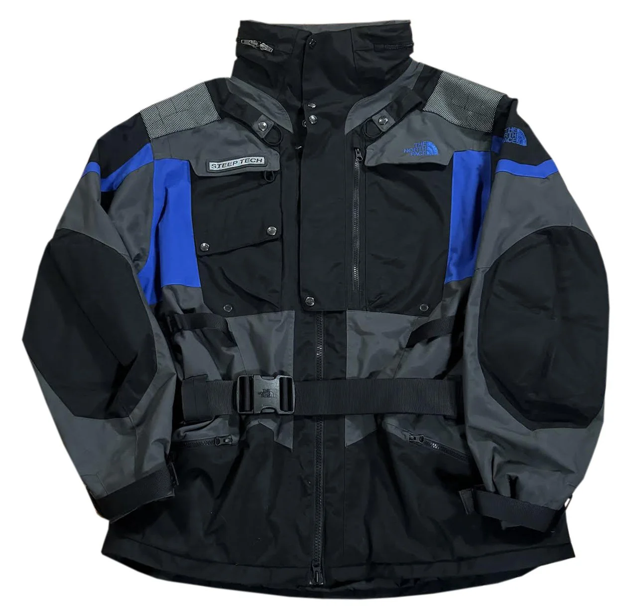 The North Face Steep Tech Blue / Black Jacket (Size XXL